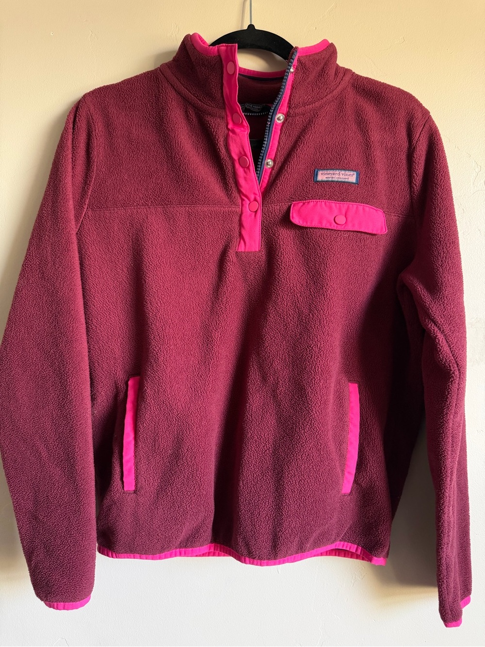 Women’s Vineyard Vines Fleece 1/4 Zip Size XS